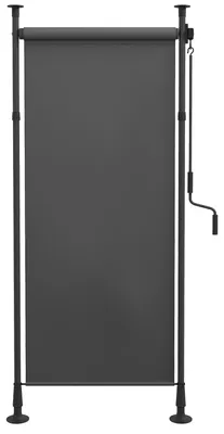 Immagine prodotto di Tenda da sole verticale, protezione solare per balcone, dimensioni 120x220-310 cm, con manovella, in poliestere, resistente alle intemperie (grigio scuro)