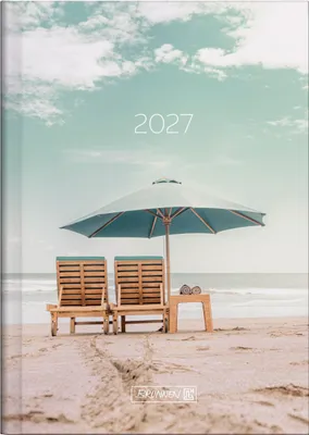 Produktbild von BRUNNEN 1079615027 Buchkalender Mod. 796 2027 "Sunbeds" A5, Papier