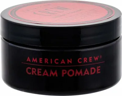 Obrázek produktu pro American Crew Cream Pomade, Pasta na vlasy, Všechny vlasy, 85 g, Texturovací, Dávkovač, Aqua/Water/Eau, Lanolin, Cetyl Alcohol, Glyceryl Stearate, PEG-100 Stearate, Stearic Acid, VP/VA...