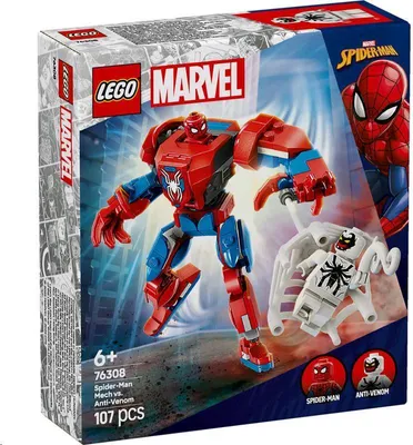 Zdjęcie produktu dla LEGO® Marvel Spider-Man Mech kontra Anty-Venom 76308
