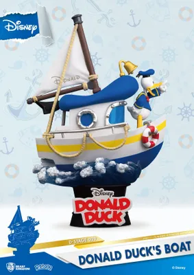 Produktbild von Beast Kingdom - Disney - Diorama-029 - Donald Duck's und sein Boot - 15cm