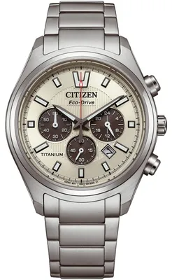 Produktbild von Citizen CA4750-51A Eco-Drive Herren-Chronograph Solar Titan/Silberfarben