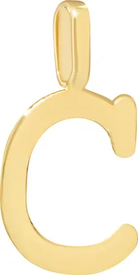 Produktbild von NKlaus Kettenanhänger Buchstabe C 333 Gelb gold 8 Karat 11,8x6,7mm Amulett Anhänger 14455