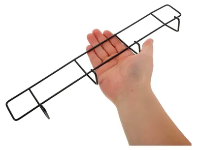 Produktbild von Metallische Wäschehaken für Heizkörper als Handtuchhalter und Wäscheständer, verstellbar in Schwarz