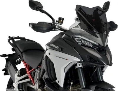 Image de PUIG écran sport fumé foncé 390x365mm pour Ducati