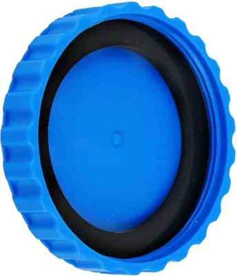 Produktbild von Intex PVC Ersatzteil-Set für Bodenpools, Wasserzulauf-Abdeckung, Frostschutz & Winterstopfen, Blau, 9 × 1,5 cm