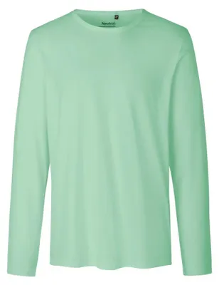 Image de Neutre - T-shirt à manches longues pour homme LT4429 (S) (menthe poussiéreuse)