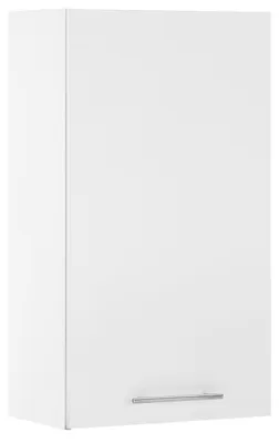 Produktbild von Hängeschrank PRIMUS, 90 cm hoch, 50 cm breit, weiß, mit 1 Drehtür und Stangengriff