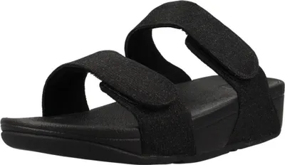 Produktbild von FITFLOP Lulu Adjustable Shimmerlux Slides SCHWARZ 38