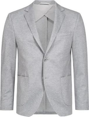 Produktbild von HECHTER PARIS CASUAL Herren-Jerseysakko Modern-Fit Grau 62