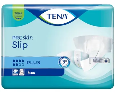 Obrázok produktu pre Pieluchomajtki Pieluchy Pampersy dla dorosłych Tena Slip ProSkin Plus XS - Długi termin ważności!