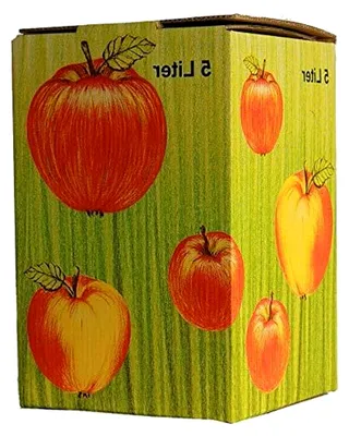 Produktbild von 10Stück 5 Liter Bag in Box Karton in Apfeldekor