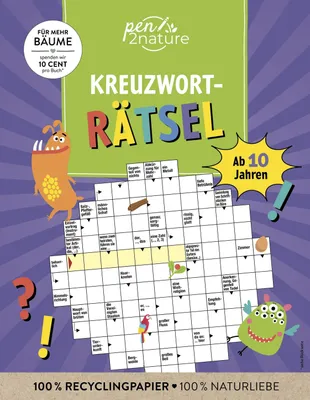 Produktbild von Kreuzworträtsel ab 10 Jahren. Knobeln und Rätseln für Kinder