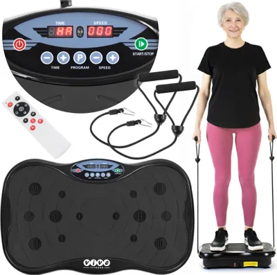 Obrázok produktu pre Vibračná platforma Vive Fitness čierna