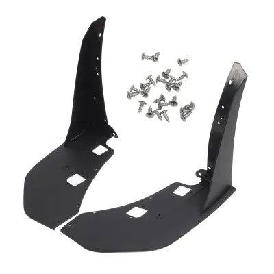 Produktbild von Paar Frontstoßstangen-Eckspoiler, schwarz, verhindert Kollisionen, vordere Seiteneck-Winglets für Mustang GT500 2014 bis 2021