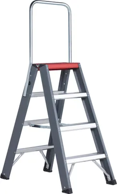 Zdjęcie produktu dla Drabina dwustronna Altrex Falco, 4 stopnie, z poręczami
