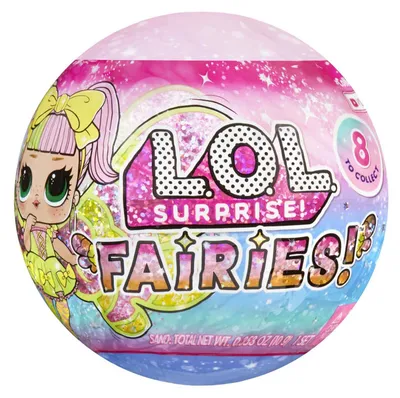 Obrázok produktu pre L.O.L. Surprise! Fairy Tots Asst in PDQ, Malá bábika, Žena, 4 rok / roky, Viacfarebný