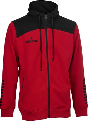 Immagine prodotto di DERBYSTAR Ultimo, giacca in felpa con cappuccio unisex rosso/nero XL