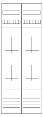 Produktbild von EATON Zählerfeld 2-feldrig ZSD-Z29A1074 230815