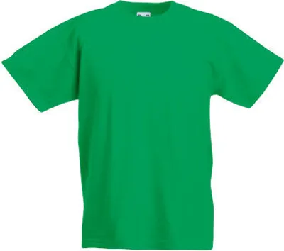 Produktbild von Fruit of the Loom - Kids Valueweight T - Kelly Green - 116
