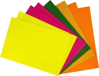 Immagine prodotto di Interdruk feltro artigianale A4 Fluo 8 fogli
