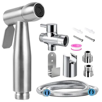 Immagine prodotto di Set di doccetta per WC e bidet con valvola a 3 vie