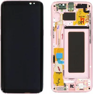 Produktbild von Samsung Galaxy S8 Bildschirm mit LCD-Display - Pink