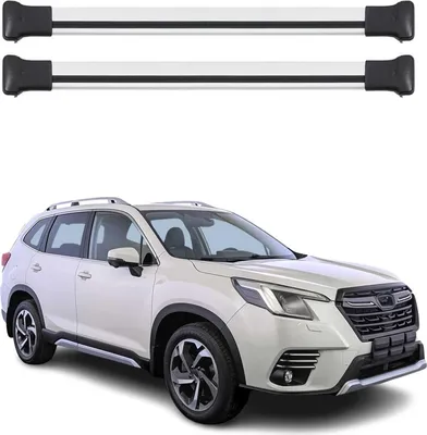Immagine prodotto di Barre portatutto trasversali per Subaru Forester 2018-2020 Alluminio Grigio
