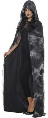 Productafbeelding van Smiffys - "Spellbound" Cape - Uni, geschikt voor heren/dames, model SM2412 (one size) (zwart/grijs)