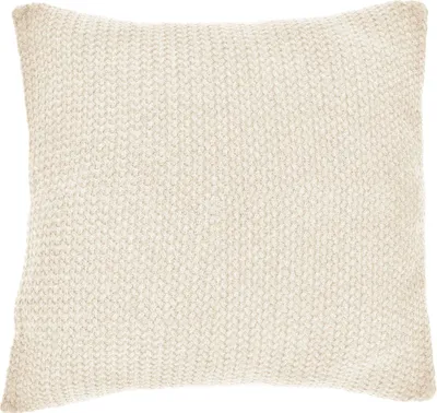 Produktbild von nielsen HOME Kissenbezug Kian gestrickt,50x50 cm, Creme Weiß, 100% Baumwolle, Strick, ® Standard 100