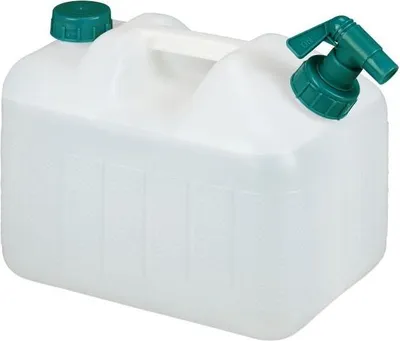 Produktbild von Wassertank mit Wasserhahn, Tragegriff und großer Öffnung, 32x26x24cm