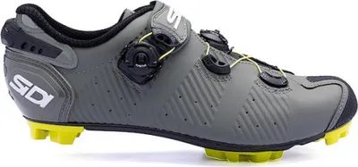 Produktbild von Sidi MTB Drako 2S SRS military/yellow 47 - Highend MTB-Raceschuh mit Carbonso...