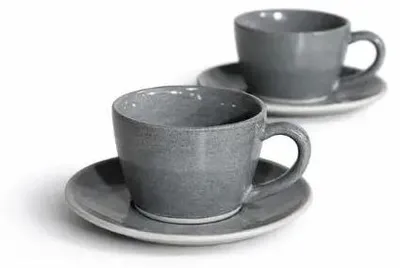 Produktbild von Bricard Albi Kaffeetassen-Set 12-teilig Dunkelgrau