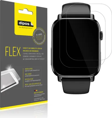 Produktbild von 2x Schutzfolie für Naixues NG59 1.83 Zoll Folie, 100% Displayabdeckung, dipos Flex