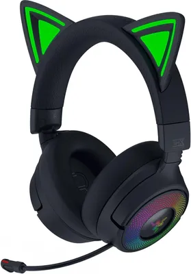 Razer Kraken Kitty V3 Pro Kabelloses RGB Gaming Headset mit Katzenohren, HyperSpeed Wireless & Bluetooth, 40mm Treiber, THX Spatial Audio