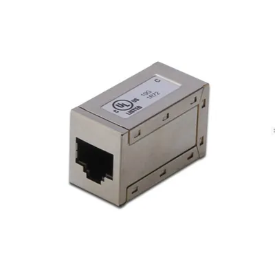 Produktbild von Digitus CAT 6A Modulare Kupplung, geschirmt, IEEE 802.3, Metallisch, -10 - 50 °C, 70 mm, 20 mm, 120 mm