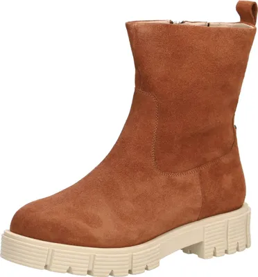 Produktbild von Caprice Lederstiefelette - Cognac Veloursleder Größe: 37 Normal