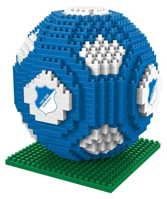 Image de FOCO, produit sous licence officielle du TSG 1899 Hoffenheim, briques BRXLZ en 3D, construction de stade de football