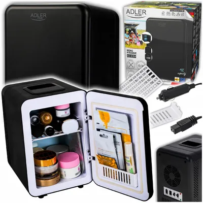 Zdjęcie produktu dla Mini Lodówka - 4L ADLER AD 8084 Black