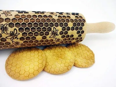 Produktbild von Gegrabene Teigrolle für Gebäck und Kekse