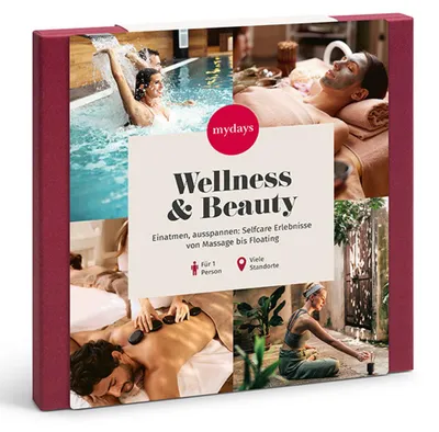 Produktbild von mydays Geschenkbox Wellness & Beauty; Erlebnis verschenken oder selbst erleben; Gutschein für 1 Person(en)