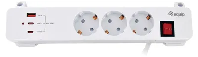 Obrázok produktu pre Equip 245556, 2 m, Vnútorný, Typ F, Type F (CEE 7/7), Uhlové, 1,5 mm²