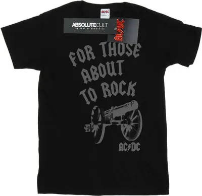 Image de AC/DC - "For Those About To Rock" T-shirt pour homme BI7036 (XL) (Noir)