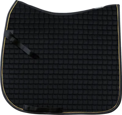 Produktbild von Eskadron Basics Baumwolle Gold Schabracke, Größe:Springen, Farbe:schwarz