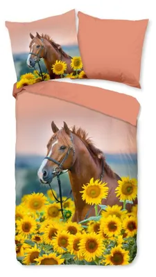 Productafbeelding van Good Morning Kinderdekbedovertrek "Beauty" - Multi - (135x200 cm) - 100% Katoen
