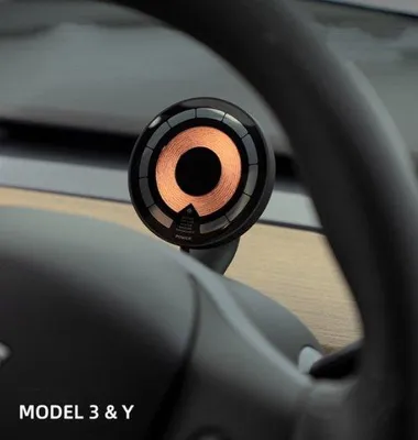 Immagine prodotto di Potente stazione di ricarica per smartphone da auto, 12 V, con supporto da cruscotto, per modelli Tesla 2023