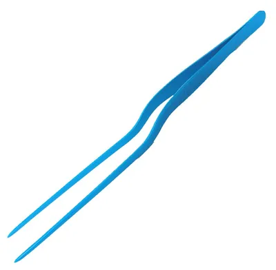 Productafbeelding van Servet pincet 14 cm en 20 cm blauw roestvrij staal