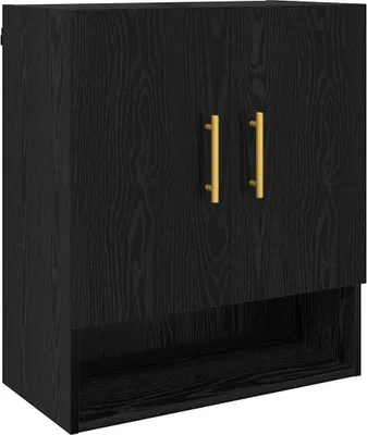 Zdjęcie produktu dla vidaXL Szafka ścienna o wyglądzie czarnego dębu 60 x 31 x 70 cm materiał drewnopochodny