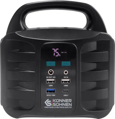 Produktbild von Powerstation KS 100PS Tragbare Notstromversorgung mobil Powerbank 150 W