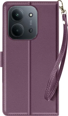 Obrázek produktu pro Avizar, Peněženkové pouzdro Xiaomi Redmi 15C s magnetickým poutkem, tmavě fialové